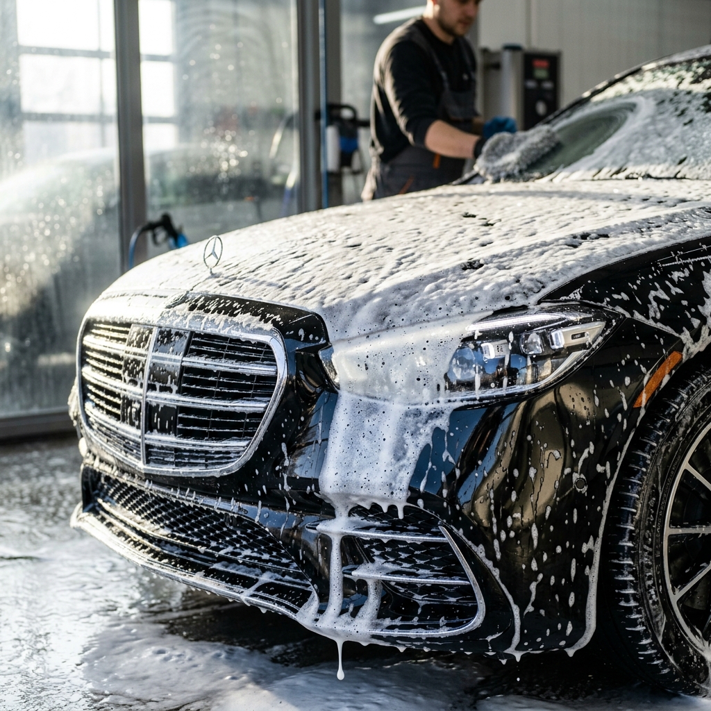Snow Foam Car Wash